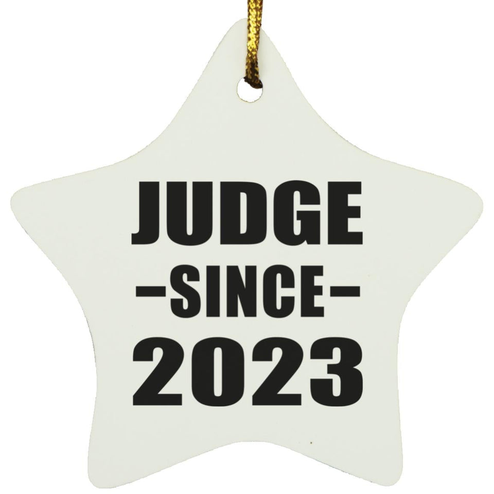 Judge Since 2023 - Star Ornament