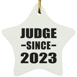 Judge Since 2023 - Star Ornament