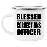 Blessed Corrections Officer - 12oz Camping Mug