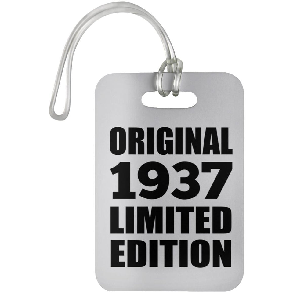 87th Birthday Original 1937 Limited Edition - Luggage Bag Tag
