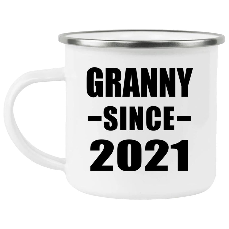 Granny Since 2021 - 12oz Camping Mug