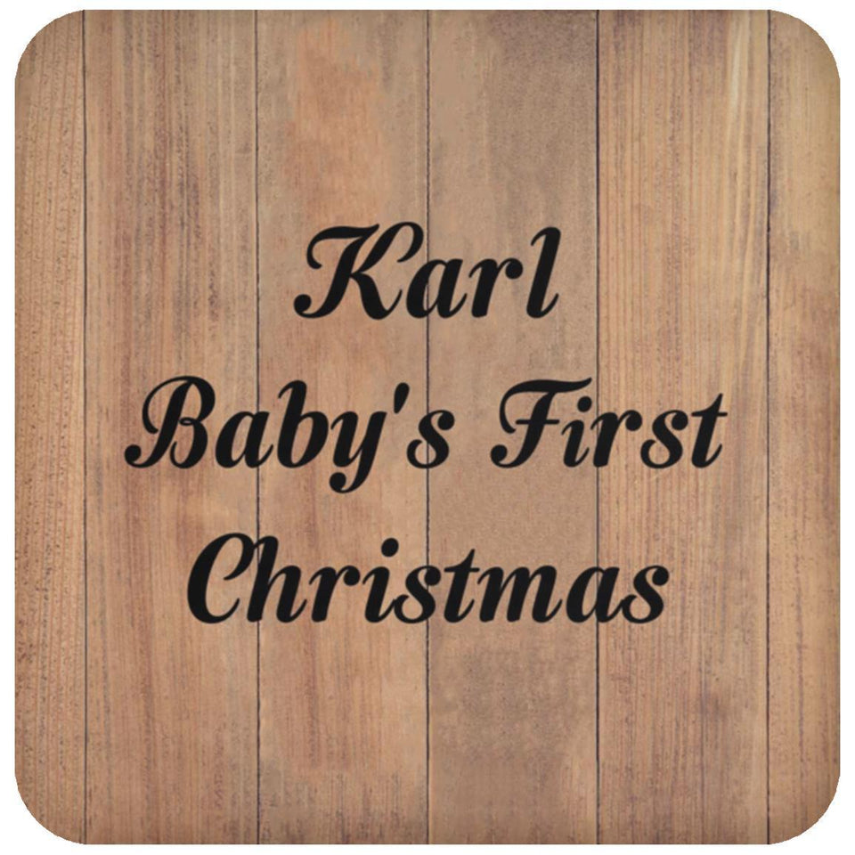 Karl Baby's First Christmas - Drink Coaster C