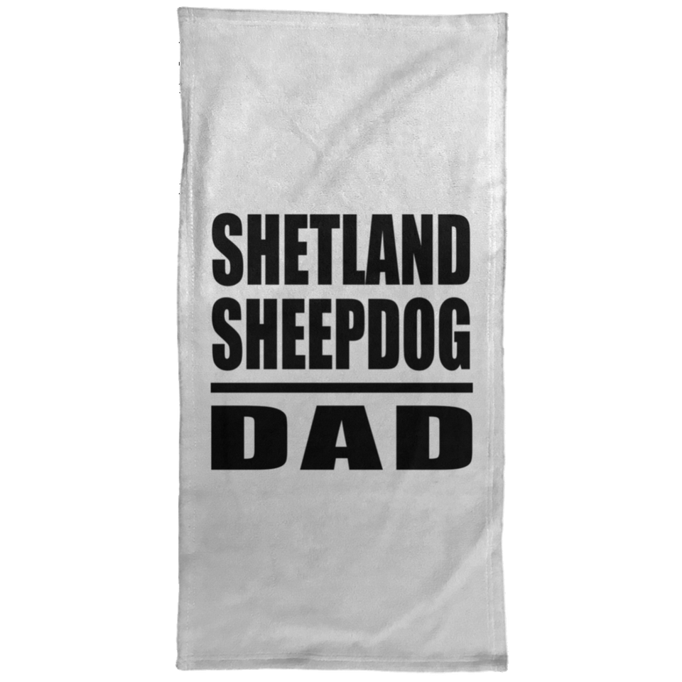 Shetland Sheepdog Dad - Hand Towel