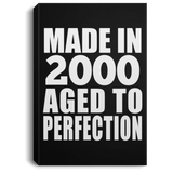 24th Birthday Made In 2000 Aged to Perfection - Canvas Portrait