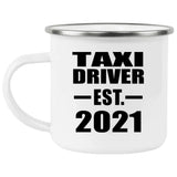 Taxi Driver Established EST. 2021 - 12oz Camping Mug