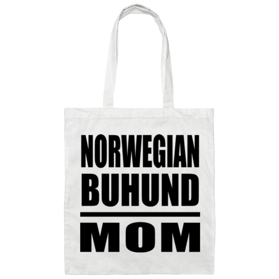 Norwegian Buhund Mom - Tote Bag White