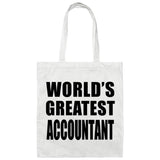 World's Greatest Accountant - Tote Bag White