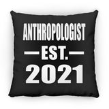 Anthropologist Established EST. 2021 - Throw Pillow Black