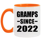Gramps Since 2022 - 11oz Accent Mug Orange
