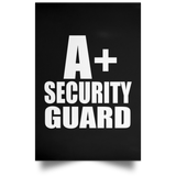 A+ Security Guard - Poster Portrait