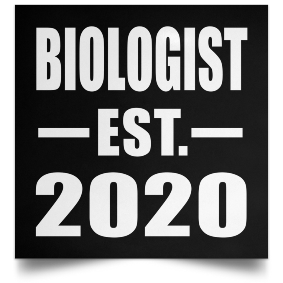 Biologist Established EST. 2020 - Poster Square