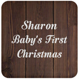 Sharon Baby's First Christmas - Drink Coaster D