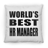 World's Best Hr Manager - Throw Pillow