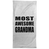 Most Awesome Grandma - Hand Towel