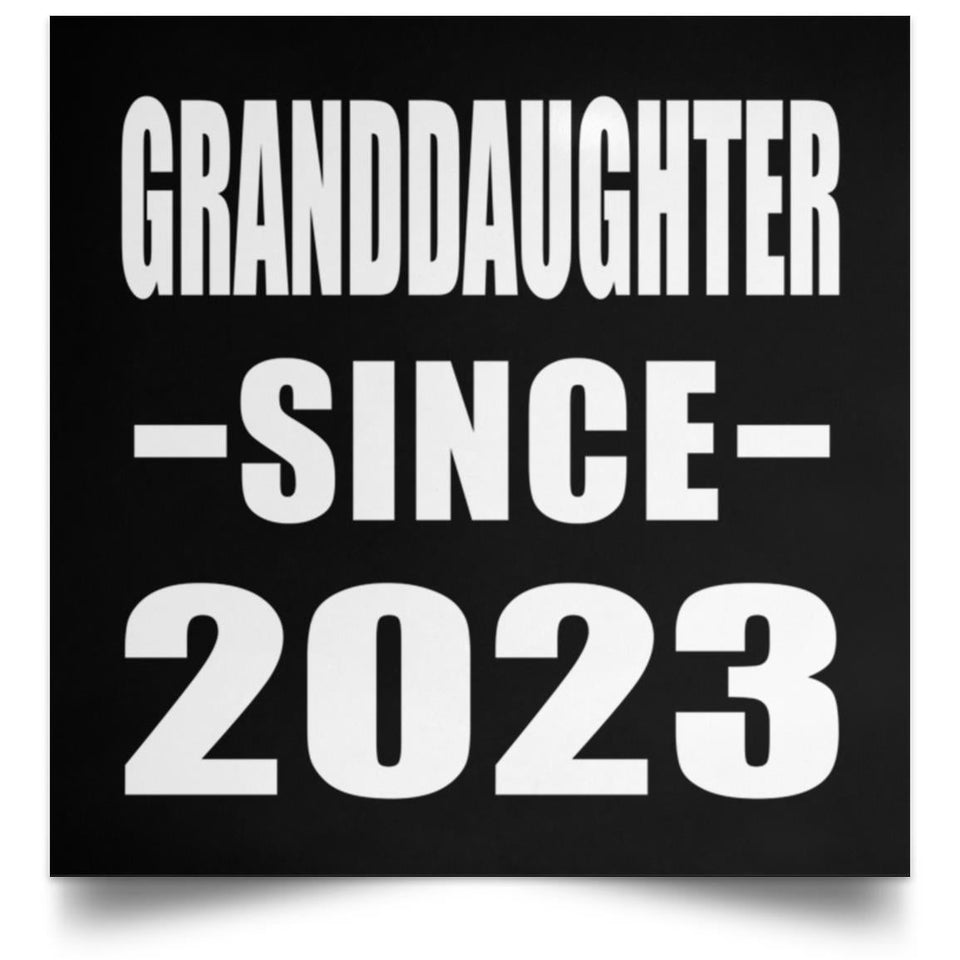 Granddaughter Since 2023 - Poster Square