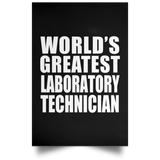 World's Greatest Laboratory Technician - Poster Portrait