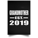 Grandmother Established EST. 2019 - Poster Portrait