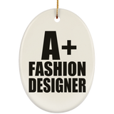 A+ Fashion Designer - Oval Ornament