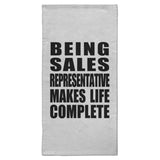 Being Sales Representative Makes Life Complete - Hand Towel