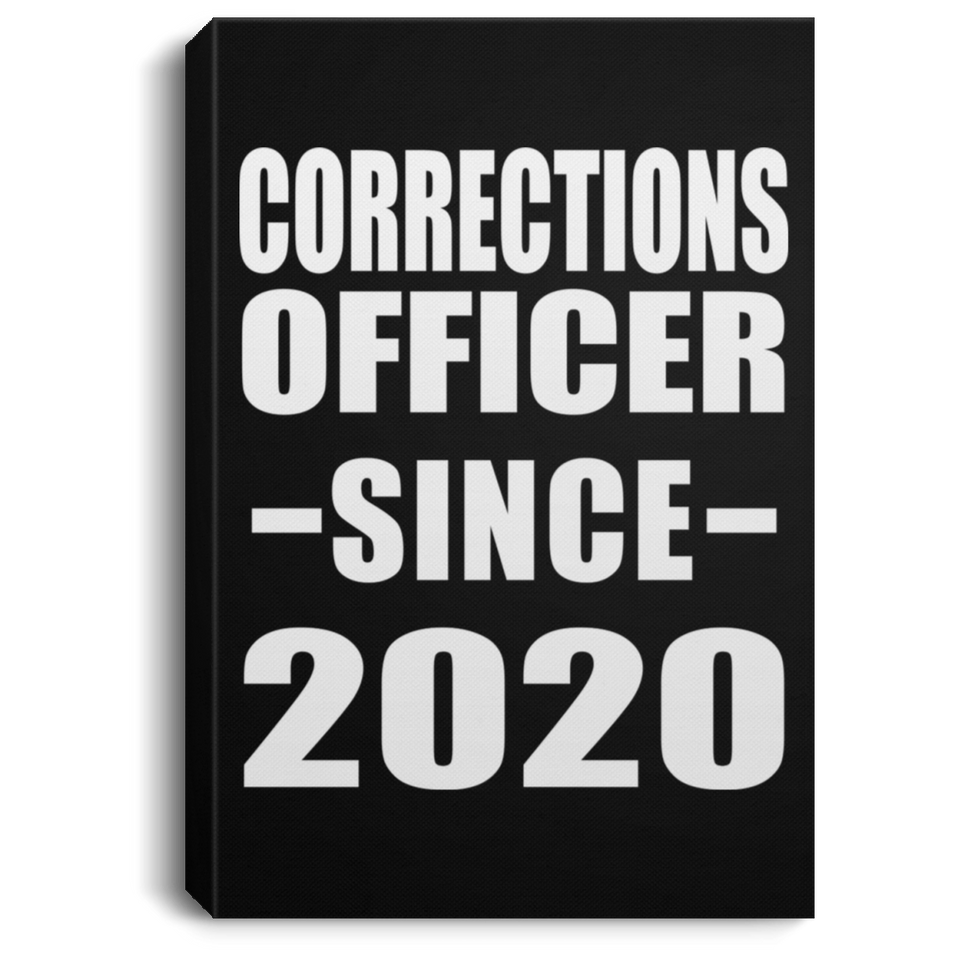 Corrections Officer Since 2020 - Canvas Portrait