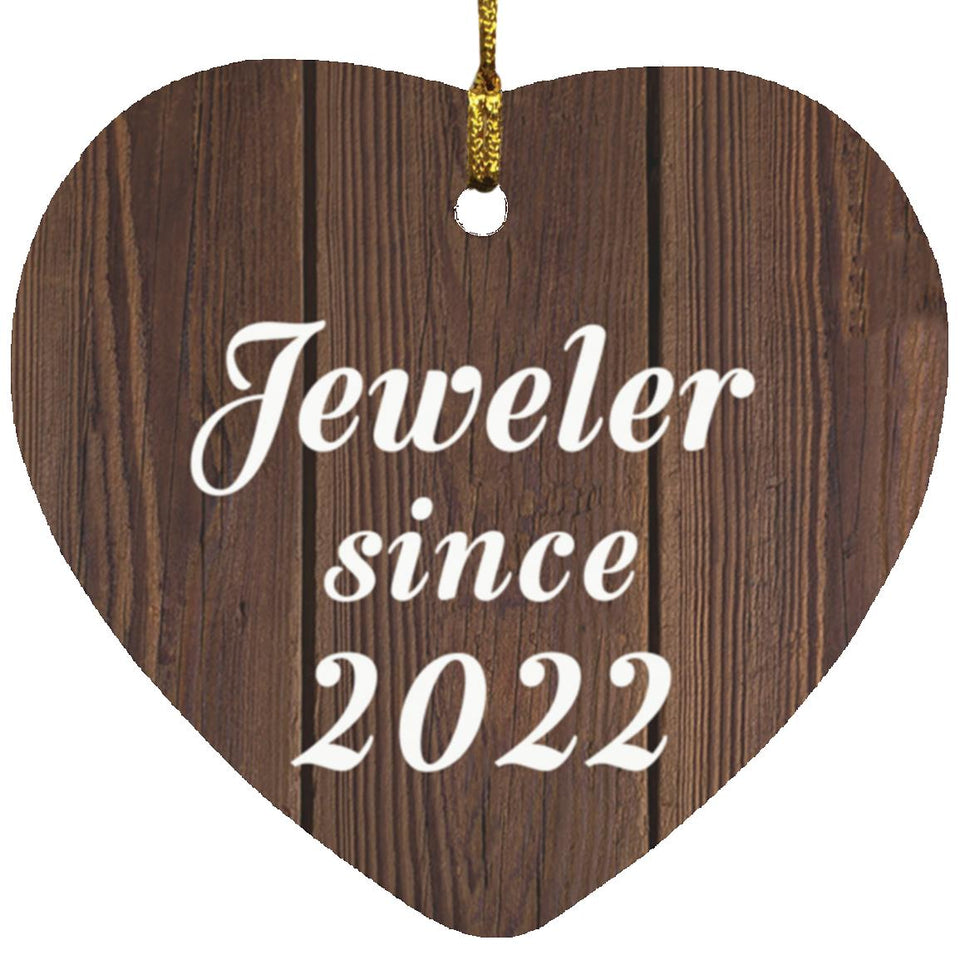 Jeweler Since 2022 - Heart Ornament D