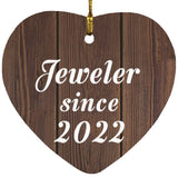 Jeweler Since 2022 - Heart Ornament D