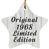 56th Birthday Original 1968 Limited Edition - Star Ornament F