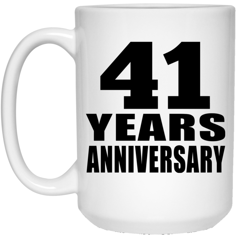 41st Anniversary 41 Years - 15 Oz Coffee Mug