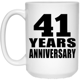 41st Anniversary 41 Years - 15 Oz Coffee Mug
