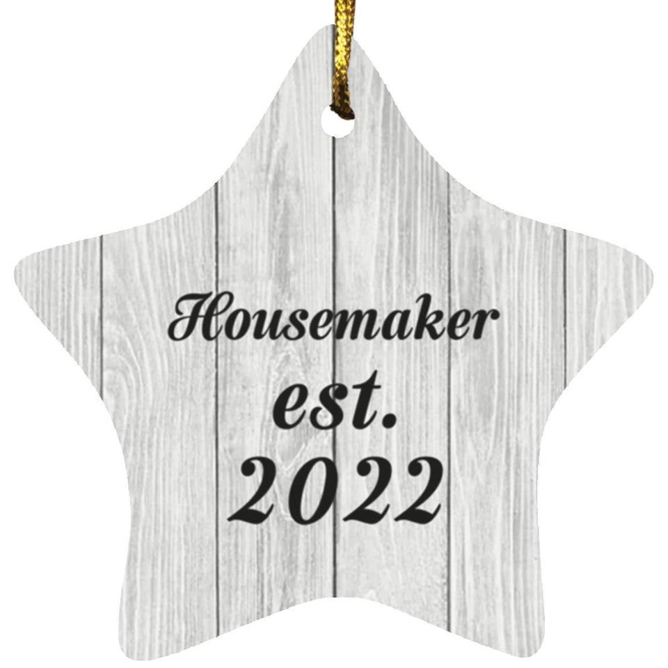 Housemaker Established Est. 2022 - Star Ornament F