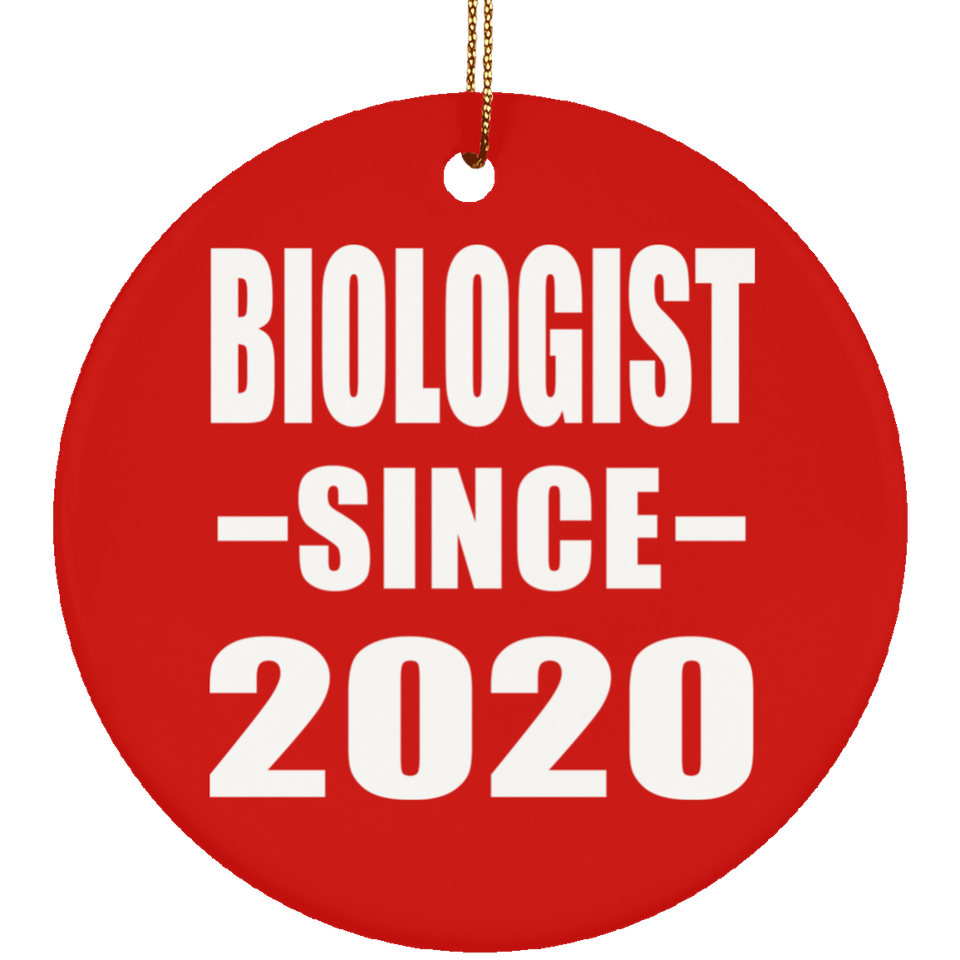 Biologist Since 2020 - Circle Ornament