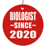 Biologist Since 2020 - Circle Ornament