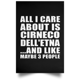 All I Care About Is Cirneco Dell'etna - Poster Portrait