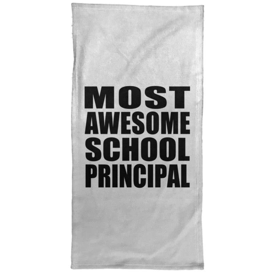 Most Awesome School Principal - Hand Towel