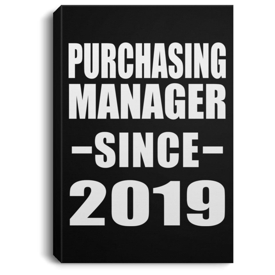 Purchasing Manager Since 2019 - Canvas Portrait