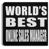 World's Best Online Sales Manager - Canvas Square