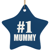 Number One #1 Mummy - Star Ornament