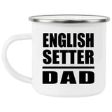 English Setter Dad - 12oz Camping Mug