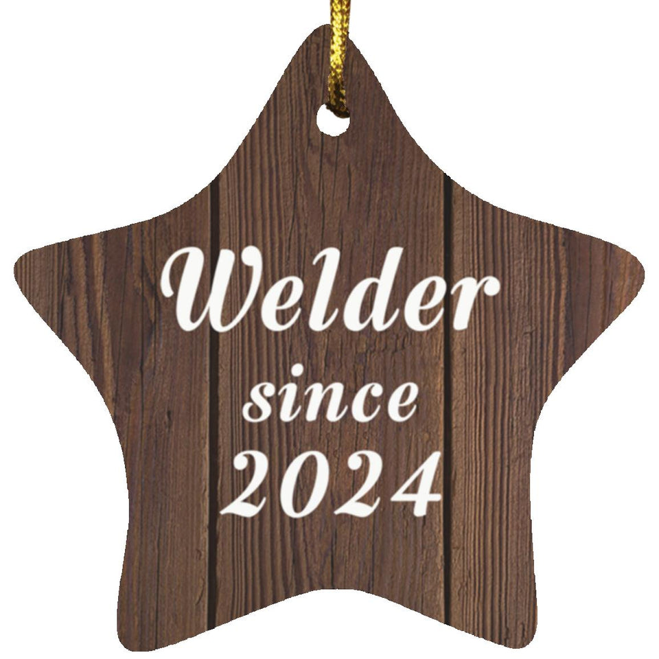 Welder Since 2024 - Star Ornament D