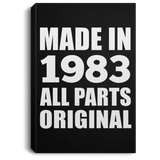 41st Birthday Made in 1983 All Parts Original - Canvas Portrait