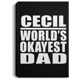 Cecil World's Okayest Dad - Canvas Portrait