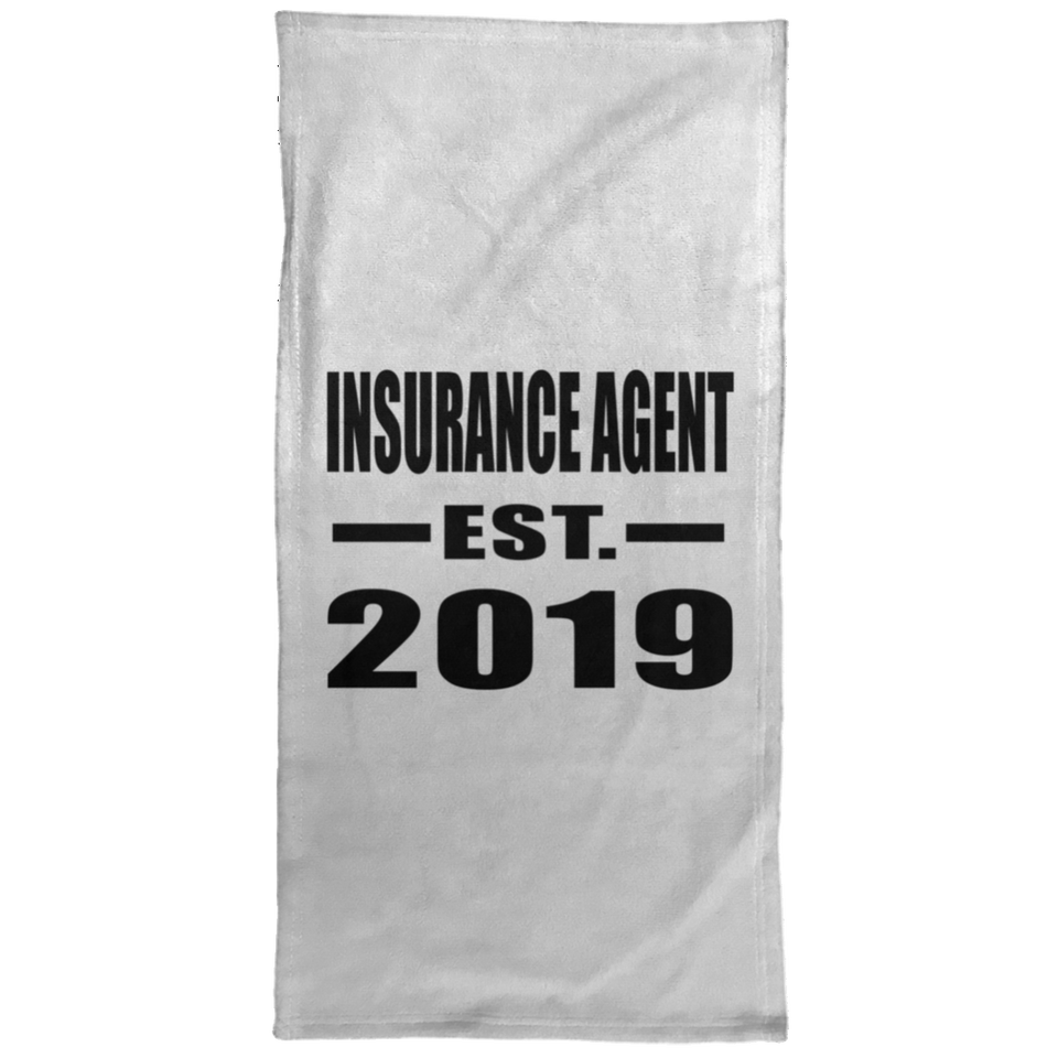 Insurance Agent Established EST. 2019 - Hand Towel