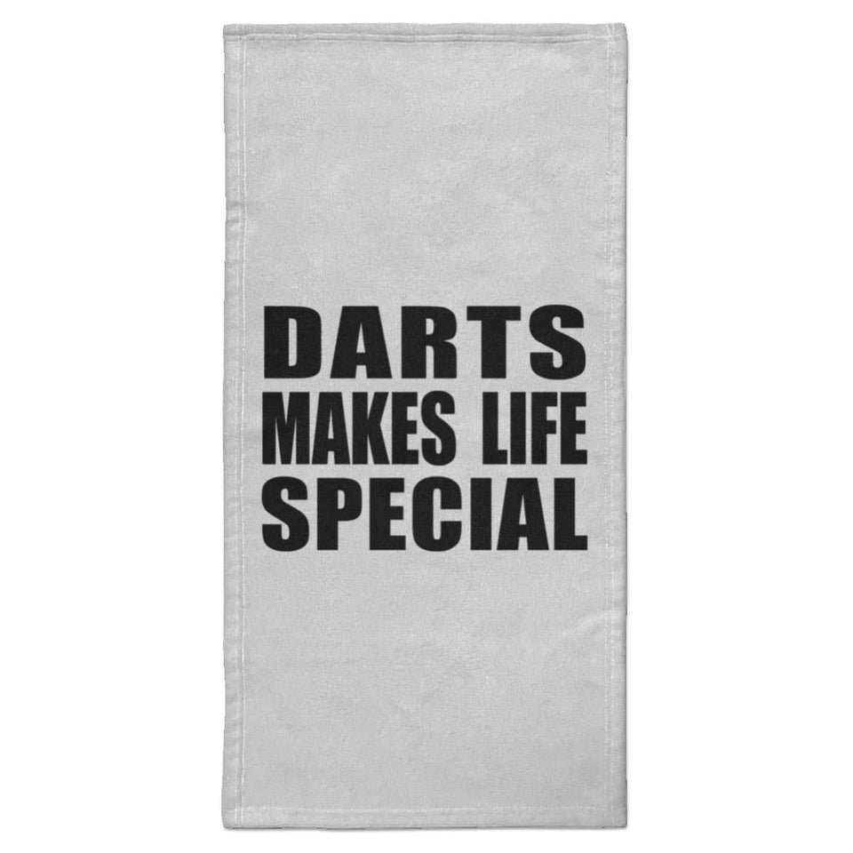 Darts Makes Life Special - Hand Towel