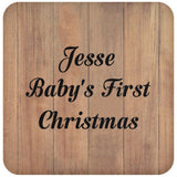 Jesse Baby's First Christmas - Drink Coaster C