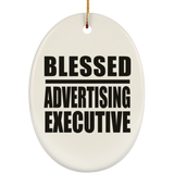 Blessed Advertising Executive - Oval Ornament