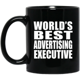 World's Best Advertising Executive - 11 Oz Coffee Mug Black
