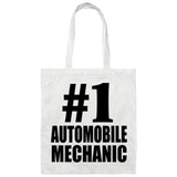 Number One #1 Automobile Mechanic - Tote Bag White
