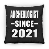 Archeologist Since 2021 - Throw Pillow Black