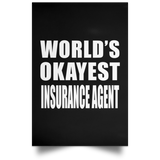 World's Okayest Insurance Agent - Poster Portrait