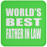 World's Best Father In Law - Drink Coaster